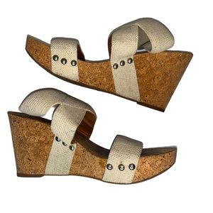 Lucky brand marinah cork wedges
